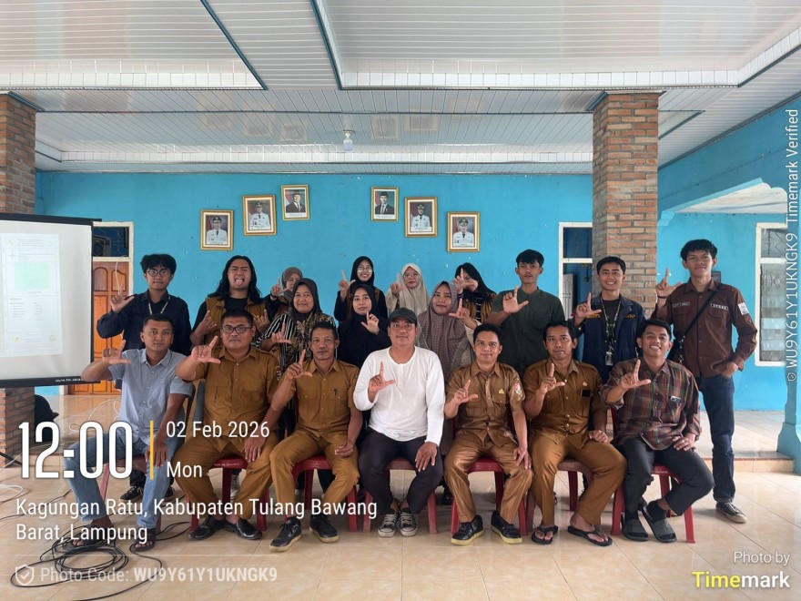 Pemaparan Hasil Desain Program Kerja Revitalisasi Taman GOR Kagungan Ratu oleh Mahasiswa KKN PPM ITERA